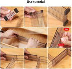2pcs/4pcs,1/2 Sets Adjustable Drawer Dividers for Storage Organization, Durable And Designed for Wardrobes And Closets Without The Need for Punching (2pcs/1set)
