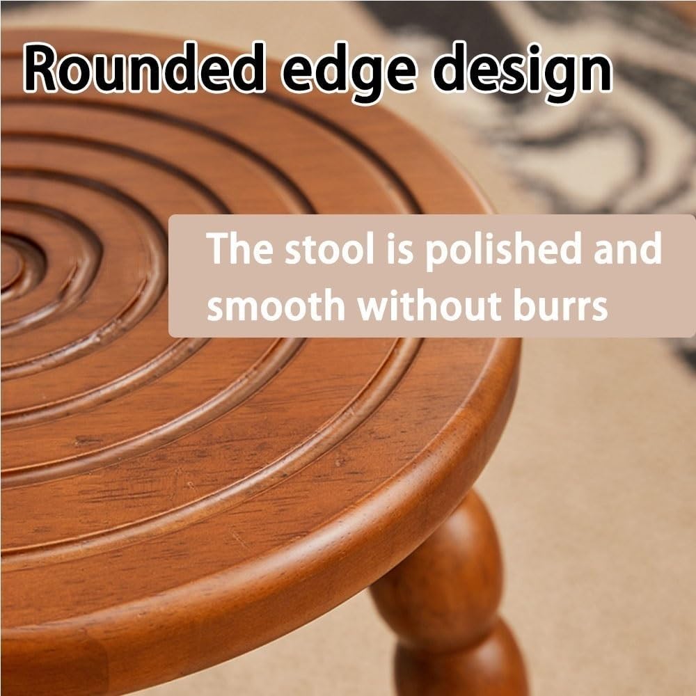 Solid Wood Side Table, Modern Round End Table, Simple Bedside Table, Bed Side...