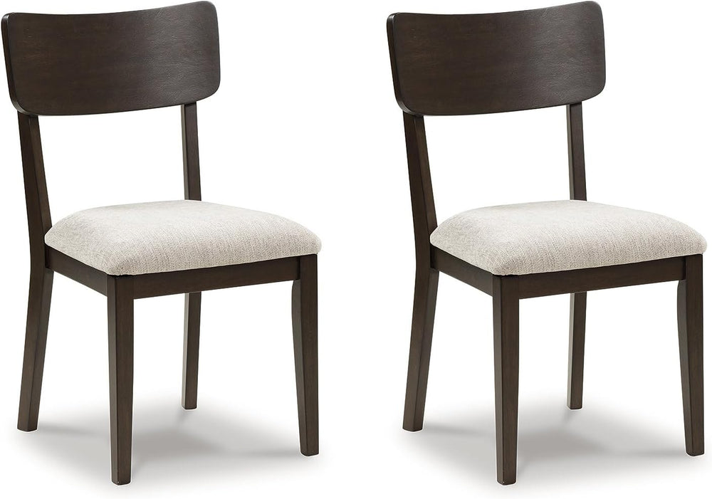 Signature Design by Ashley Favelon Upholstered Wood Dining Chairs, Set of 2 |...