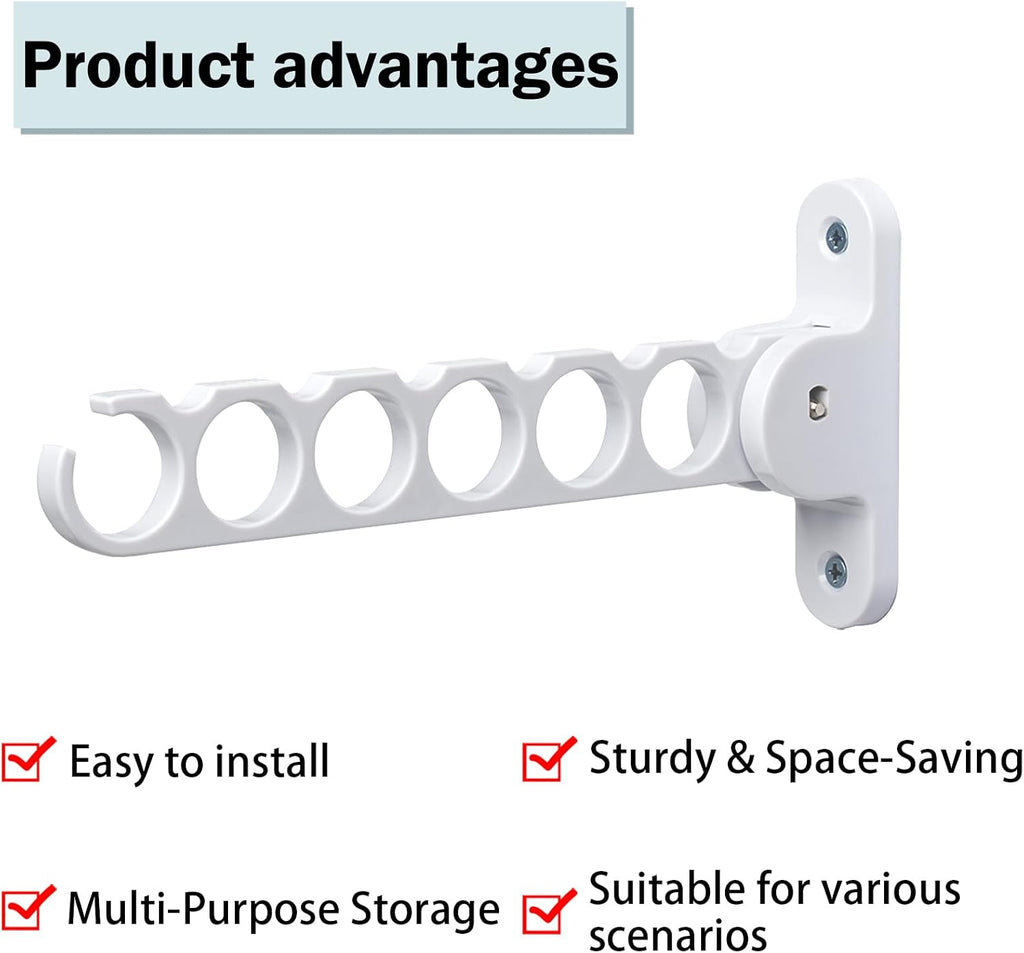 NewTalent Wall Mount Hanger Holder Closet Organizer, hanger holder for laundry room