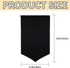 5 PCS Canvas Banners Wall Hanging Brooch Jewelry Storage Case Stand Enamel Pin Display, Sublimation blank Banner,Holder Earrings Necklace Pin Collection Organizer