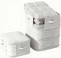 2 Pack Space Saving Comforter Storage Bag with Handle, 3-Layer Compression Blanket Storage Bags Adjustable In 3 Sizes (142L, 107L, 71L), Washable Bedding Organizer For Pillow Duvet Clothing Plush Toy
