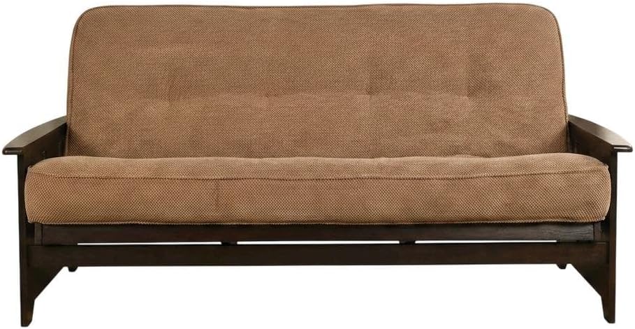 Starlight Canyon Home Brown Futons with 100% Polyester Fabric, Durable Frame,...