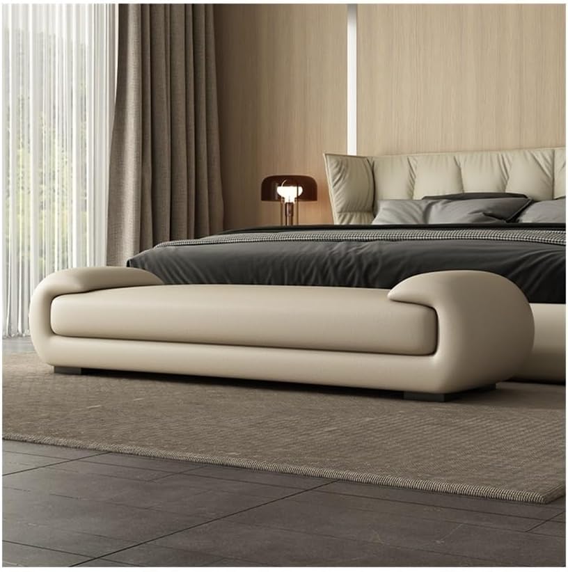 Modern Bed End Stool Bedroom Long Sofa Master Living Room Bedside Shoe Bench ...