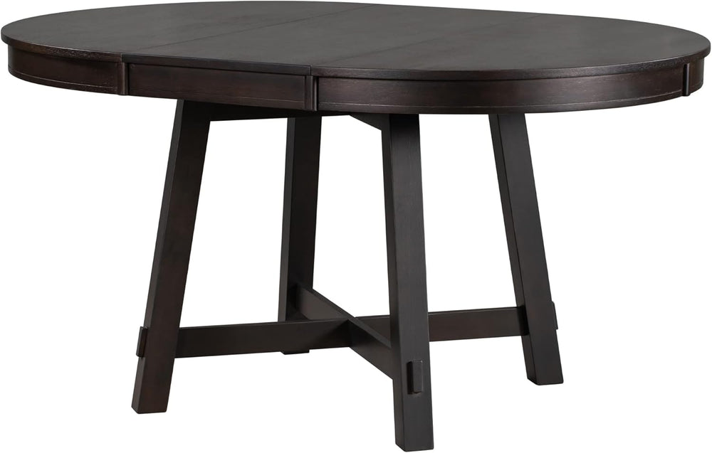 GDFStudio 42"-58" Farmhouse Extendable Dining Table for 4-6, Solid ...