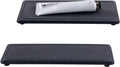 2 Pcs Water Absorbing Stone Trays, Kitchen/Bathroom Sink Soap Dish, Diatomite Tray Used for Hand Soap & Cosmetic Bottles in The Modern Home, 4" W x 10.2" L, Dark Gray