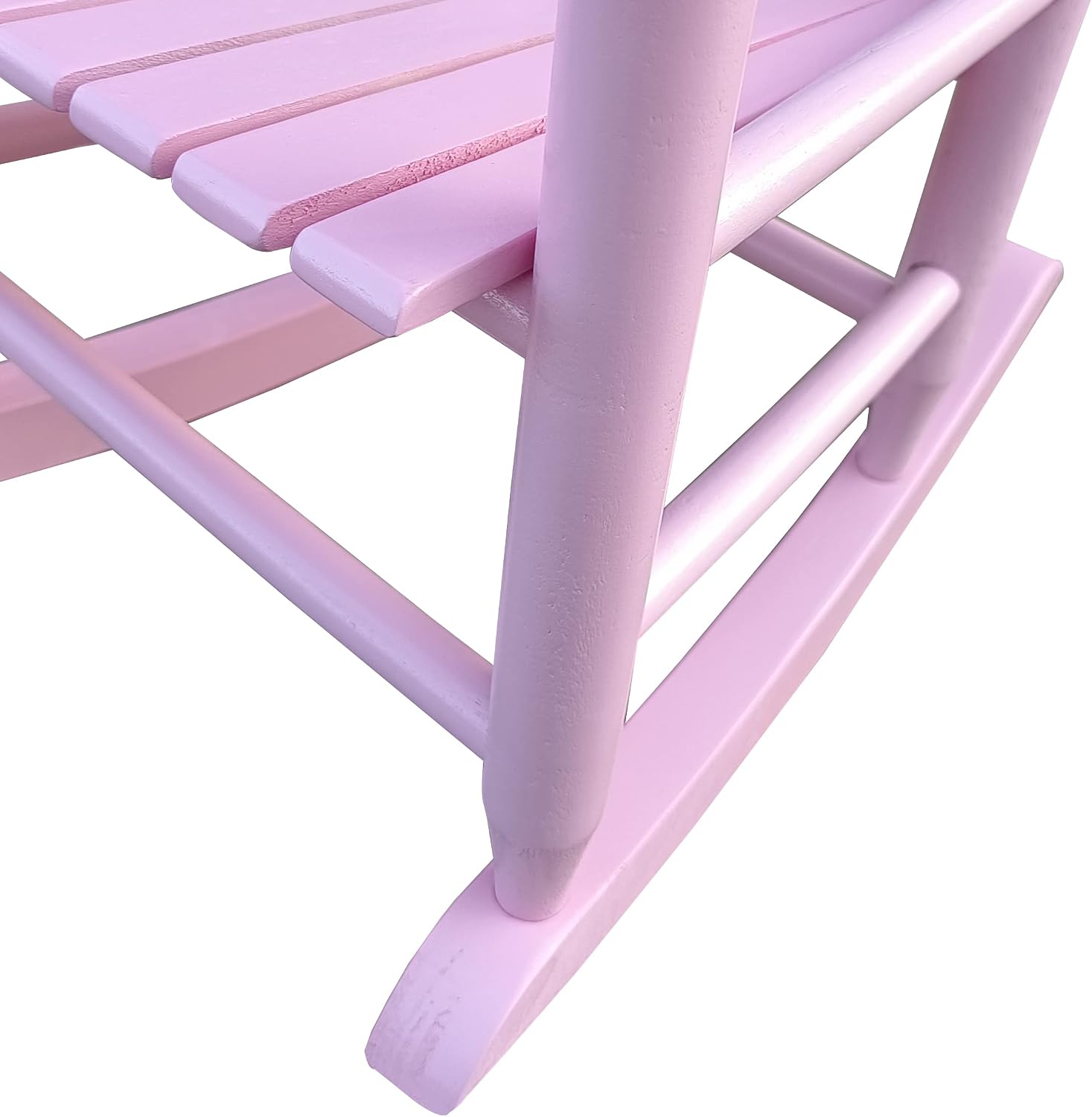 Kids' Rocking Chairs, Childrens Rocking Chair, Wooden Classic Rocker Chair Indoor Outdoor for Youth/Childs/Childrens Porch Rocker Chair for Living Room,Bedroom,Balconies, Porches (Pink)