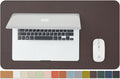 Cork Desk Mat - Small Dual-Sided Desk Pad for Office and Home - Desk Organization and Accessories - Ideal for Large Mouse Pad and Small Desk Mats on Top of Desks(Coffee,23.6"x 13.8")