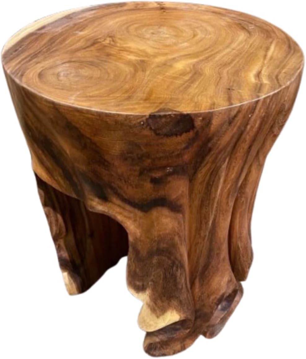 Hand Carved End Table