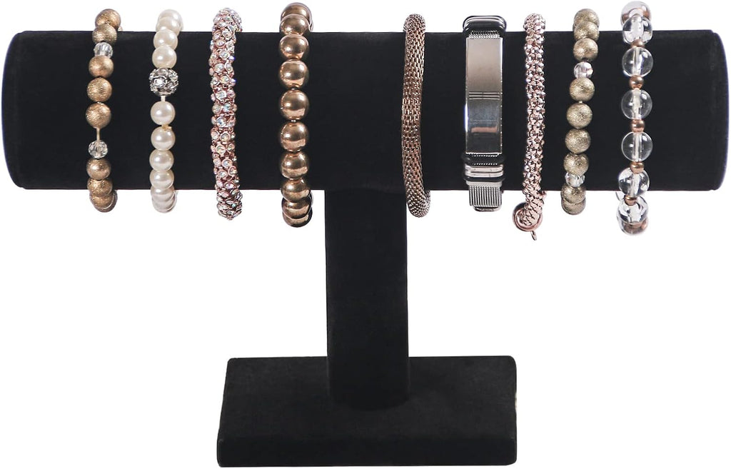 Coward Bracelet Holder Organizer for Show Jewelry Display Boutique Watch Stand for Selling Organization Storage (Detachable Back Velvet)