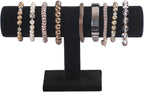 Coward Bracelet Holder Organizer for Show Jewelry Display Boutique Watch Stand for Selling Organization Storage (Detachable Back Velvet)
