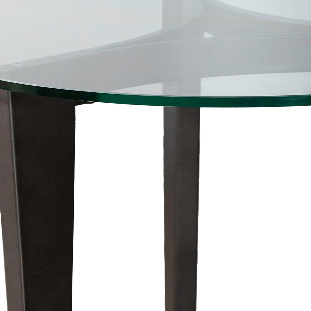 Liberty Furniture Capri Glass Top 3 Piece Set - Cocktail Table, 2 End Tables ...