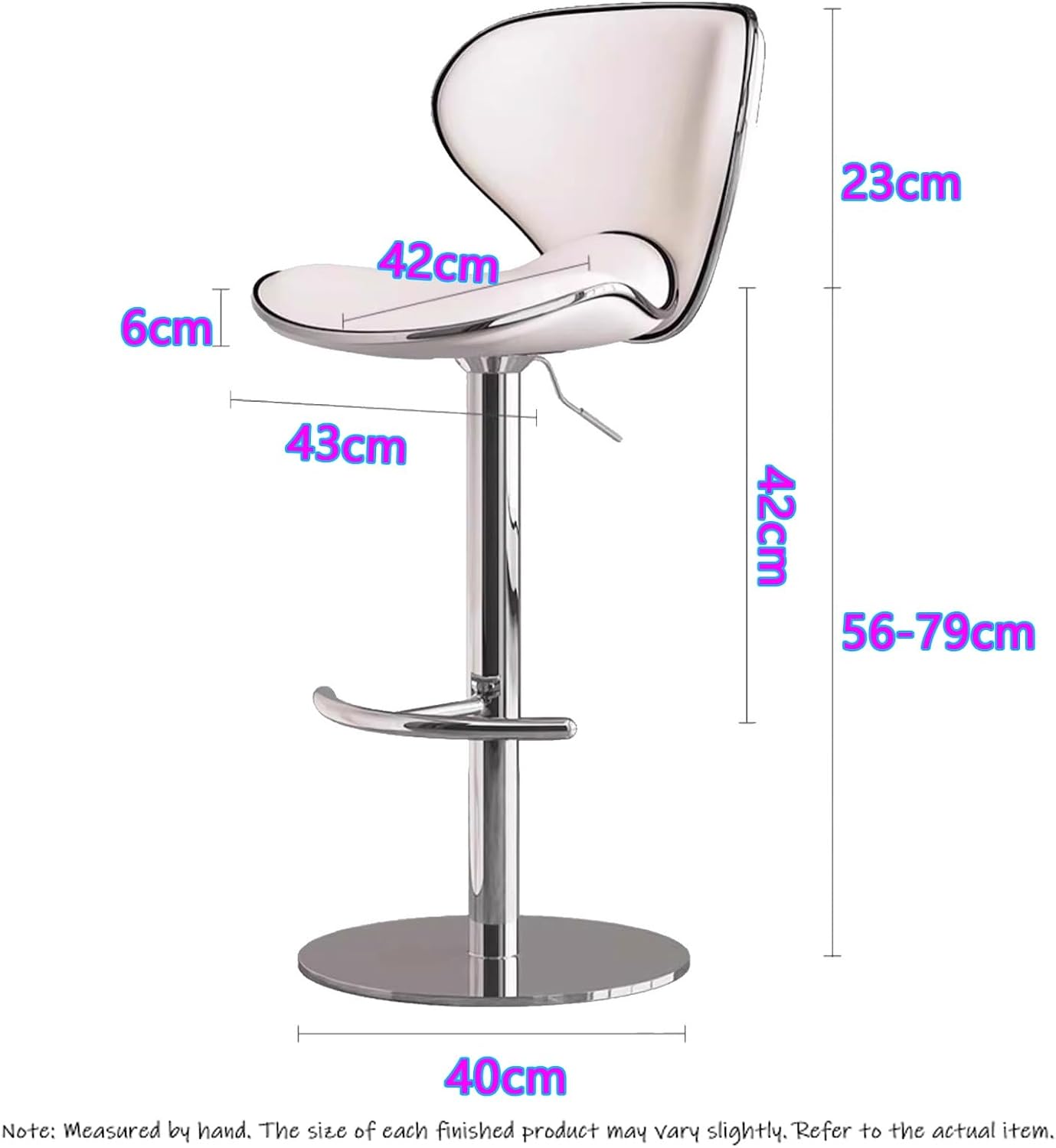 Modern Dining Chair, Conference Room Chair, Tall Executive Office Stools, Simple Bar Stools, for Main Picture Restaurant, Bar, Cafe, Changing Room(Gray)
