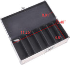 Vaultz Locking Medicine Storage Box with Combination Lock, 3.75" x 11.88" x 5.25", White (VZ00346)