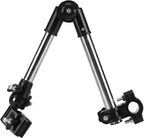 Umbrella Mount Holder, 360 Degree Adjustable Telescopic Stretch Umbrella Stand Bracket Universal Stainless Steel Clamp for Stroller, Bicycle, Wheelchair, Fishing Chair (Black)