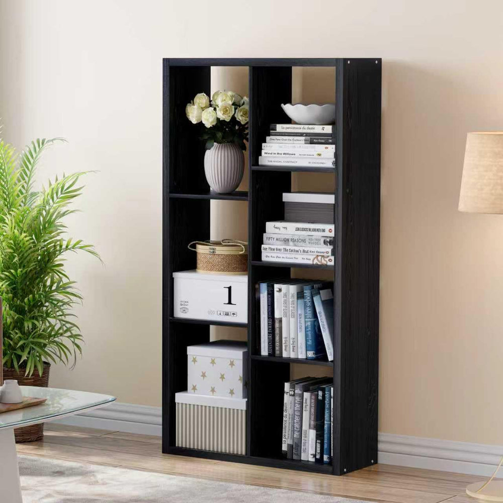 Cube Storage Organizer Bookcase, Decorative 11 inch Open Back Cubical Shelf w...