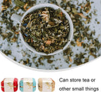 3 Pcs Tea Tin Canister Mini Tea Storage Box Rustproof Square Coffee Tea Sealed Box for Store Crafts Snacks Candy and Tea