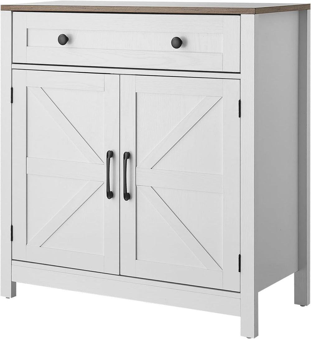VEVOR Buffet Cabinet, Farmhouse Sideboard Cabinet with Drawer, 30" Coffe...