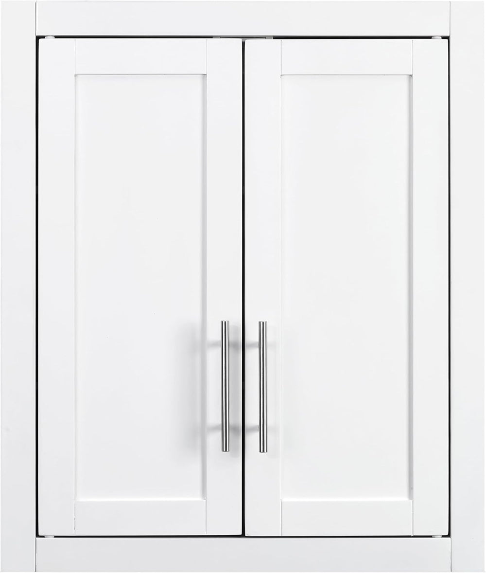 Crosley Furniture Savannah Wall Mounted Bathroom Storage Medicine Cabinet wit...