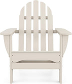 POLYWOOD AD5030SA Classic Folding Adirondack, Sand, 35.00" x 29" x 35.00"