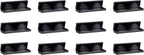 Allure - Bulk Case Of 12 - Luxury Bracelet Box With LED Light, Elegant Diamond Bracelet Case, For Unique Proposal Or Wedding, Long Rectanglar Black Velvet Interior Jewelry Display Gift Box.
