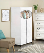 Whitmor White, Clothes Closet Fabric Cover, 36"