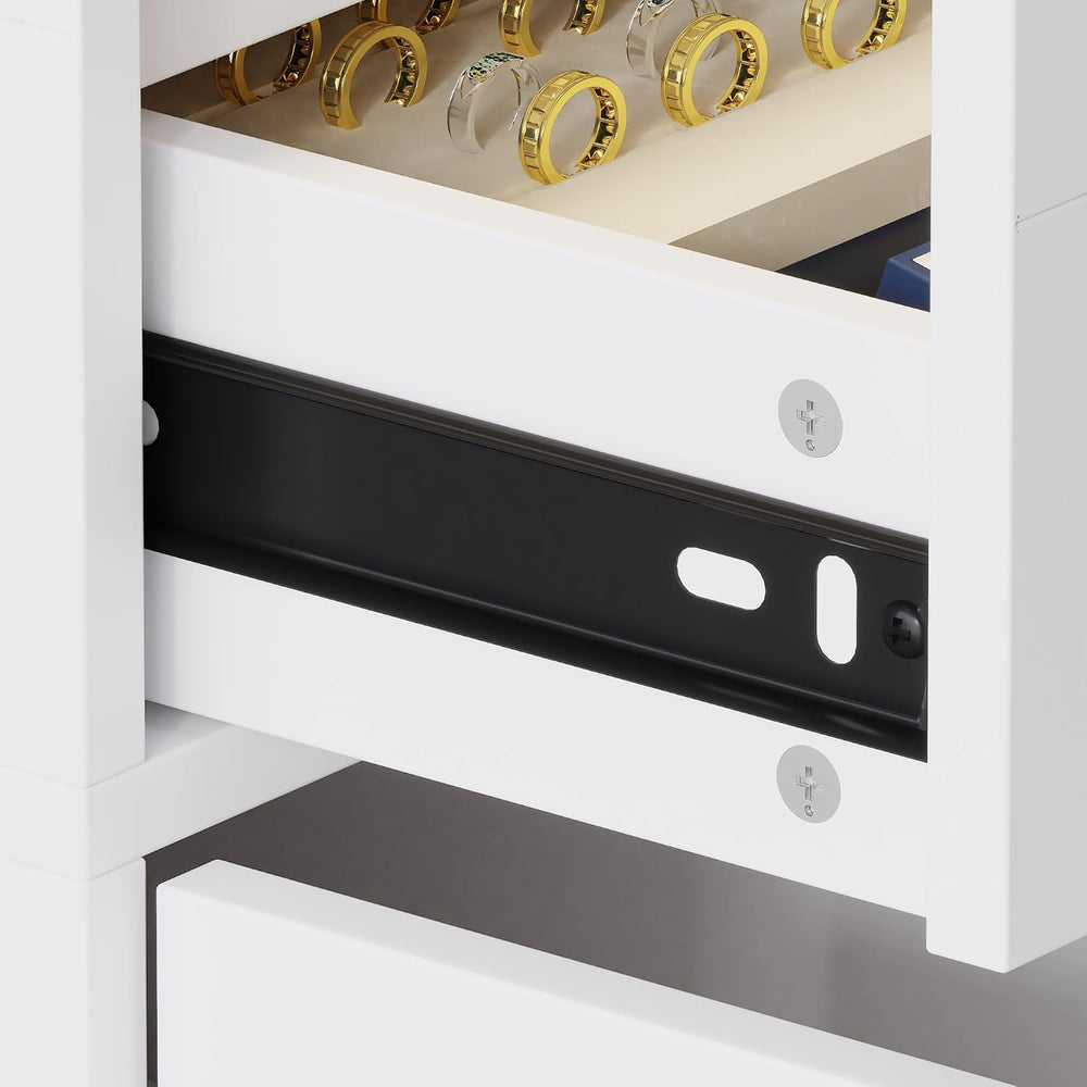 Homsee Wardrobe Armoire Closet with Lock, Walk-in Closet Island Dresser with ...