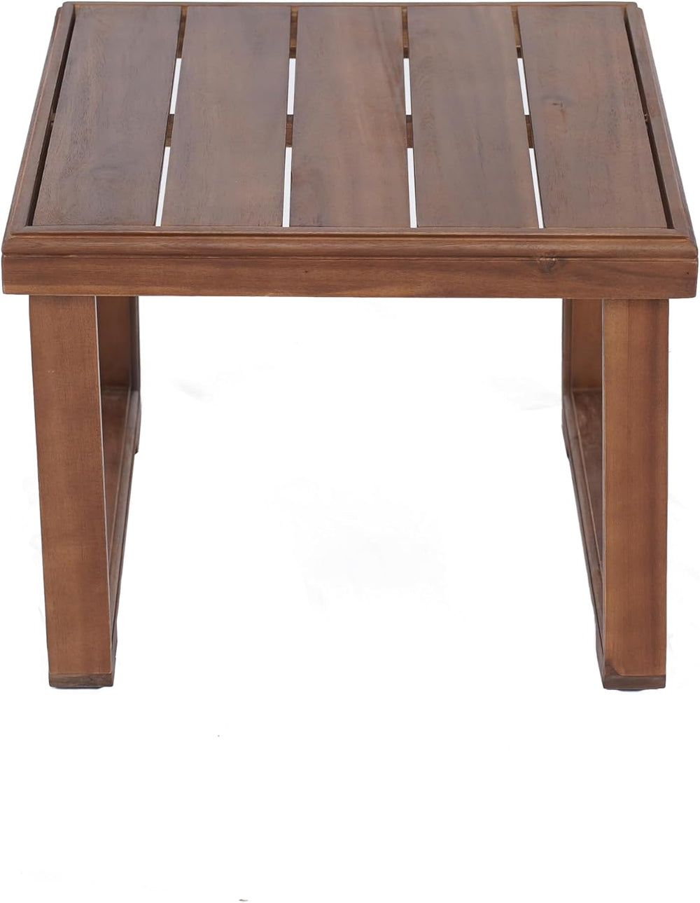 Christopher Knight Home Nicholas Outdoor Small Coffee Table, Slat Panel Squar...