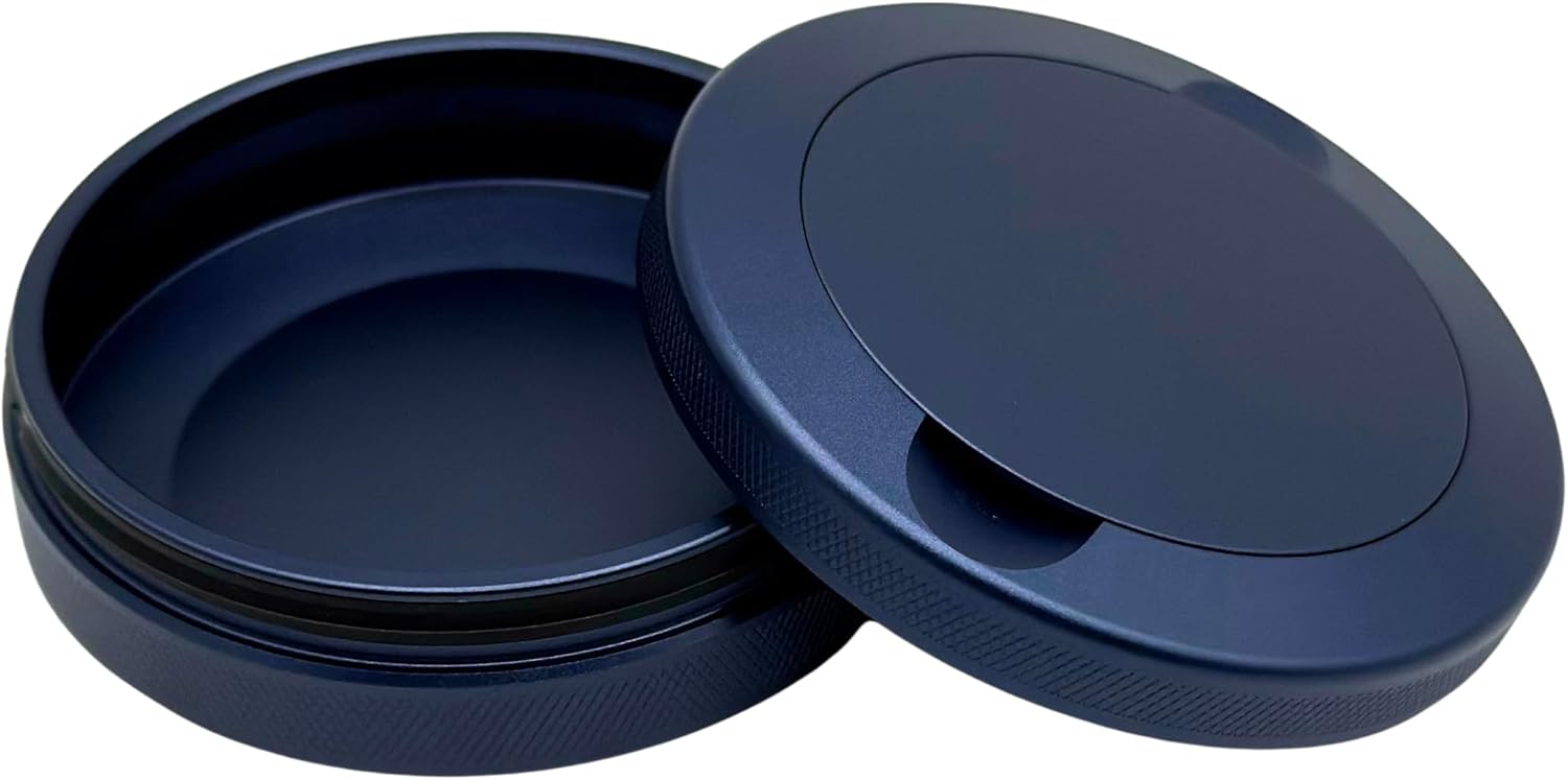 2.0 - Metal Container for Zyns, Velos, Alps & Other Pouches | Extra Pouch Capacity & Catch Lid for Used Ones, Easy-Open & Durable Pouch Can for Zyn Users