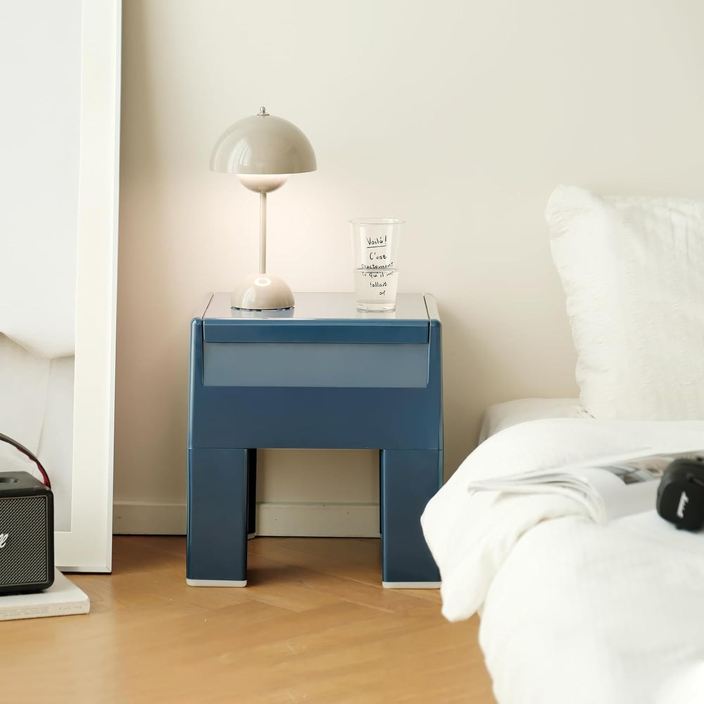 Colorful ABS Plastic Nightstand Detachable Storage Side Table Stool | Tool-Fr...