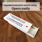 Hidden Key Outdoor Thermometer Decorative Key Hider Discreet Small Storage Box for Safely Storing Spare Keys House Key Hider for Outside Yard Garden Money Box for Safe Storage