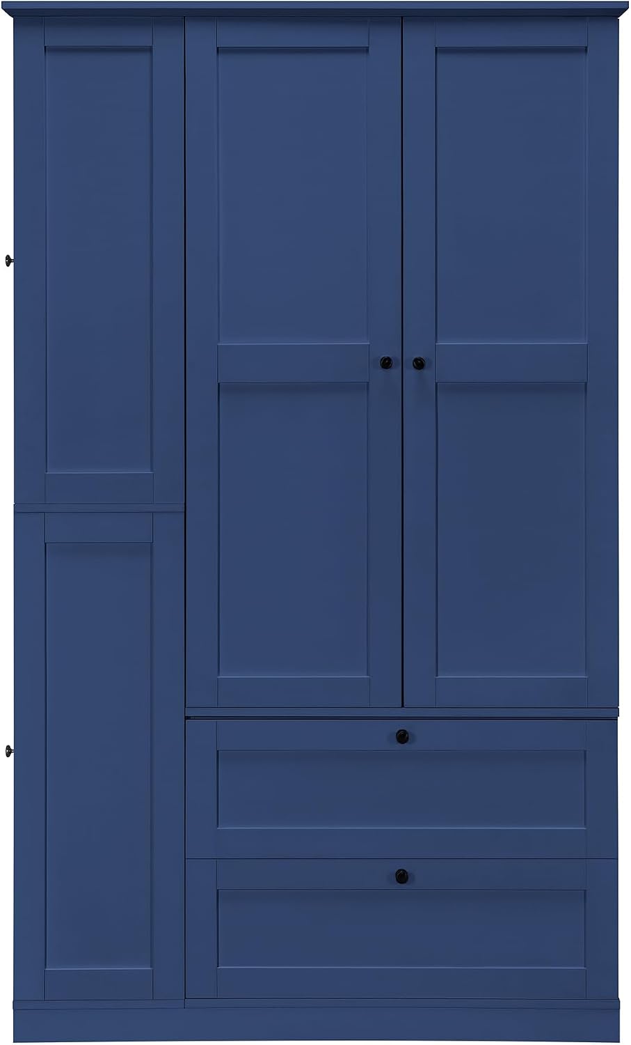 71" Tall Kitchen Pantry Storage Cabinet with 3 Pull Out Trays & 2 La...