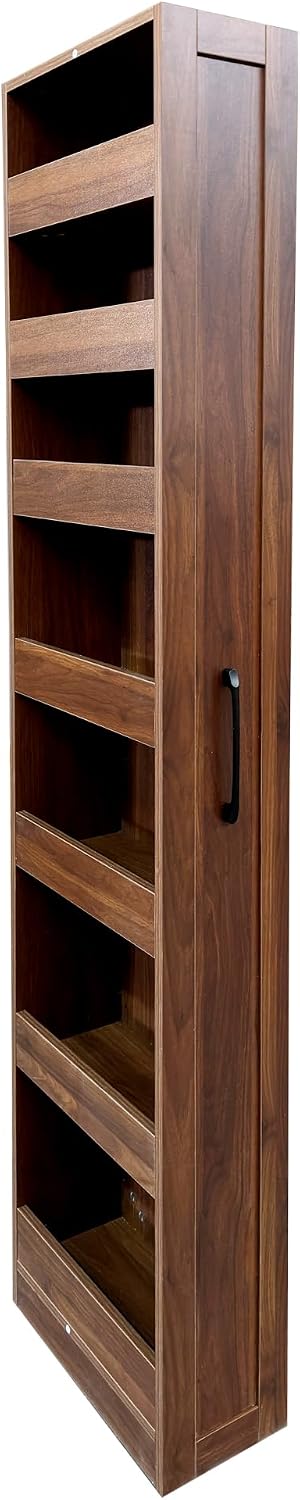 KEIKI 7 Tier Pull-Out Kitchen Pantry Storage Cabinet, Multi-Tier Single-sided...