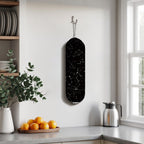 Constellation Stars Plastic Bag Holder, Astrology Reusable Grocery Garbage Bags Holder, Wall Mount Plastic Bags Organizer, Kitchen Housewarming Gift for Women, Kitchen Pattern Garbage Bag 55