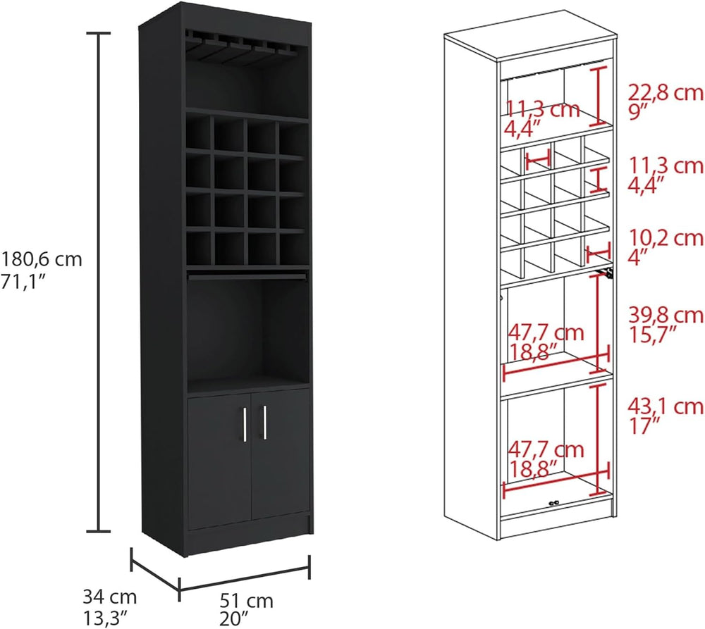 Tall Storage Cabinet, Pantry Sideboard Locker for Kitchen Living Room,for Kit...