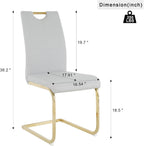 HomVent 70''Rectangle Glass Dining Table Set Glass Kitchen Table Set for 4 | Glass Kitchen Table Chairs Set for 4 with Leather Chairs for Kitchen Dining Room,Glass Dining Room Table Set for Home