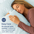 Standard Pillow Cases - 4 Pack - Super Soft Pillowcase Covers - Envelope Enclosure - Hotel Quality Pillow Protectors - Wrinkle Free, Shrink & Stain Resistant - Machine Washable - 20" x 26" (Ice Blue)