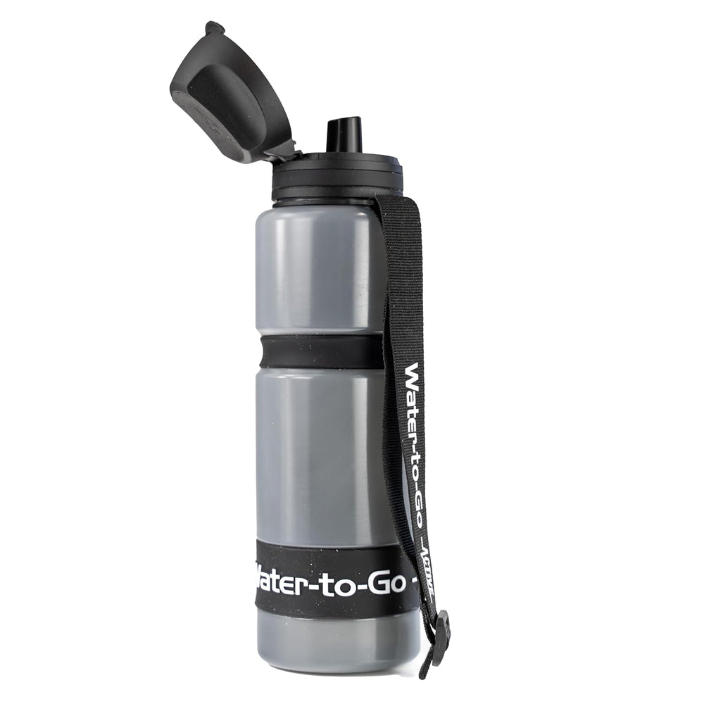 Water-to-Go Active Water Purifier Bottle, 26oz (White)