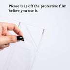 Yeeco Acrylic Remote Holder Wall Mount - 1 Compartment, Clear Remote Control Holder, 2.8''1.6''5.6'' Wall Pen Holder, Single Pen Holder for Wall, Makeup, Key