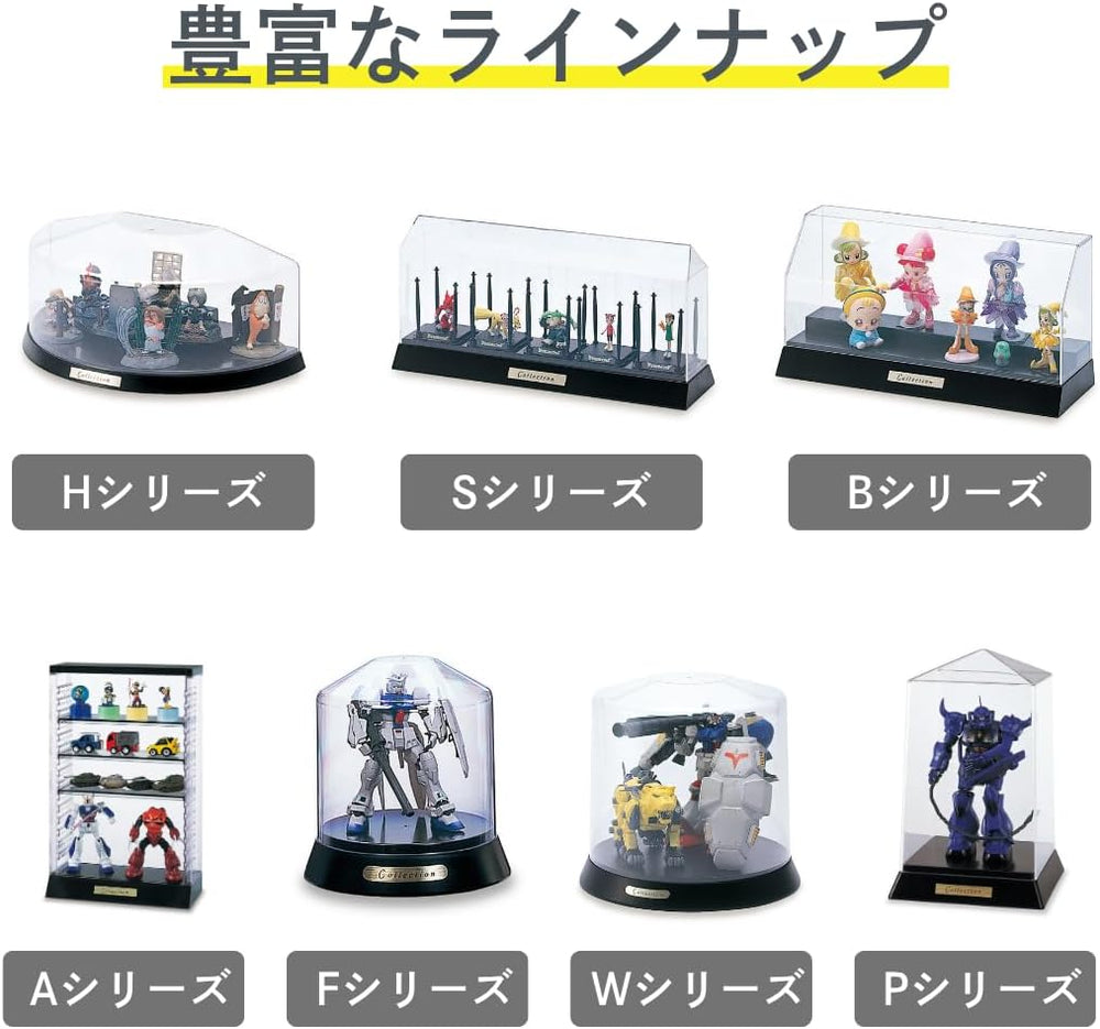 Isetou Acsta I-238 Figure Case Collection Case A403 Clear Black Width 8.7 x D...