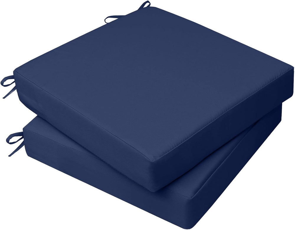 AAAAAcessories Outdoor Chair Cushions, 22 x 22 x 3 inches, Set of 2