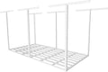 SunsGrove 3x6 Garage Storage Overhead Rack Organization, Adjustable Ceiling Mounted Storage Racks, 800LBS Weight Capacity, 22"-40" Ceiling Dropdown, White