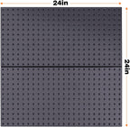 Ultrawall 2 Pcs Metal Pegboard Wall Panels, Peg Boards for Garage Tool Storage