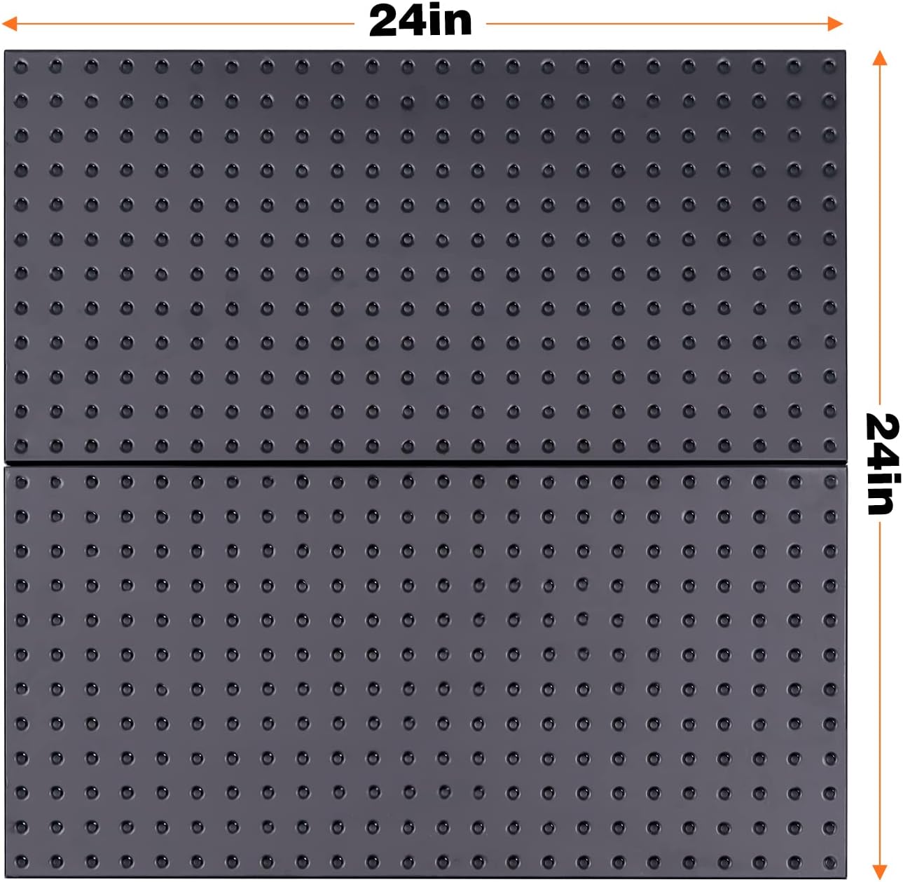 Ultrawall 2 Pcs Metal Pegboard Wall Panels, Peg Boards for Garage Tool Storage