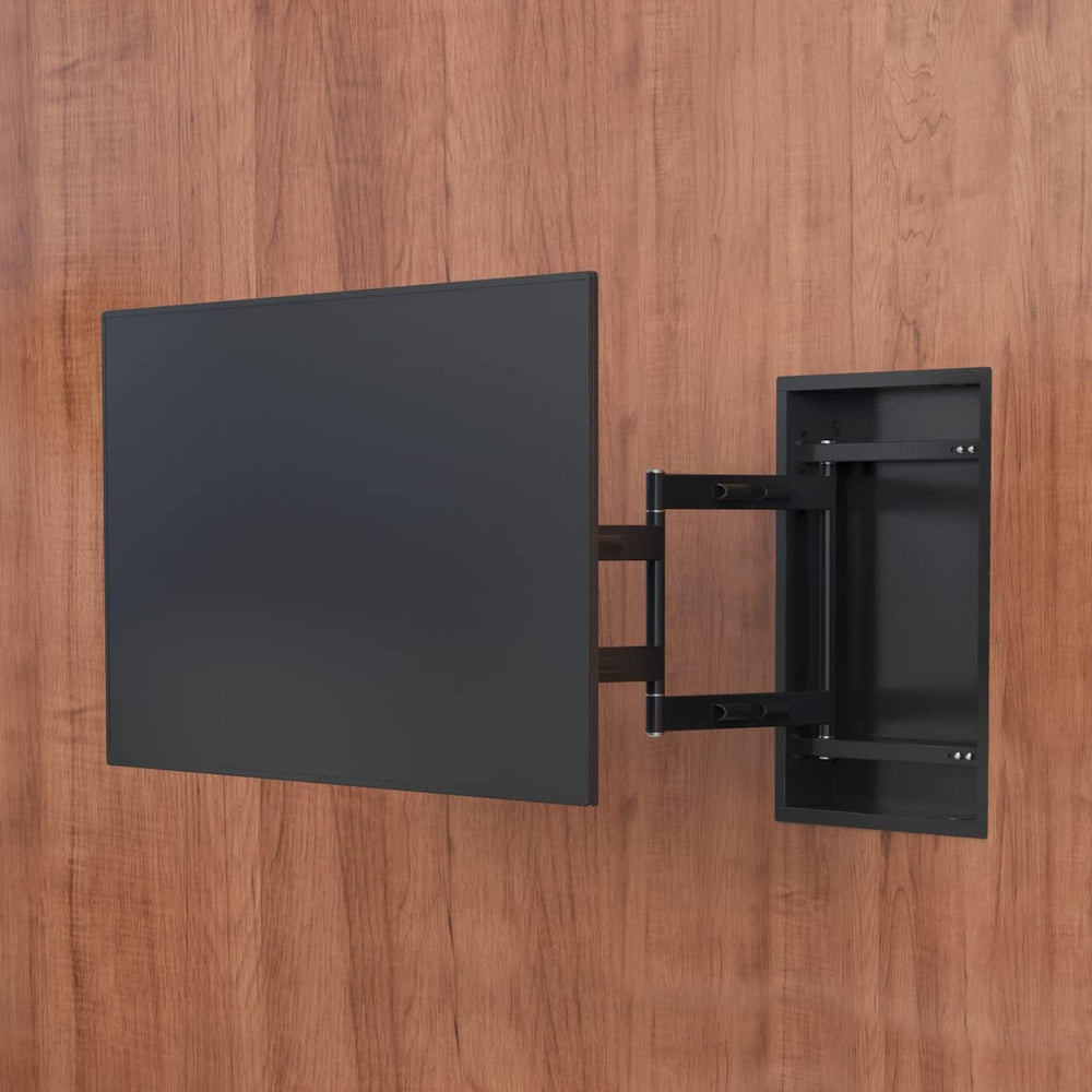 VIVO Recessed 50 to 75 inch LED LCD TV Wall Mount, Articulating Full Motion i...