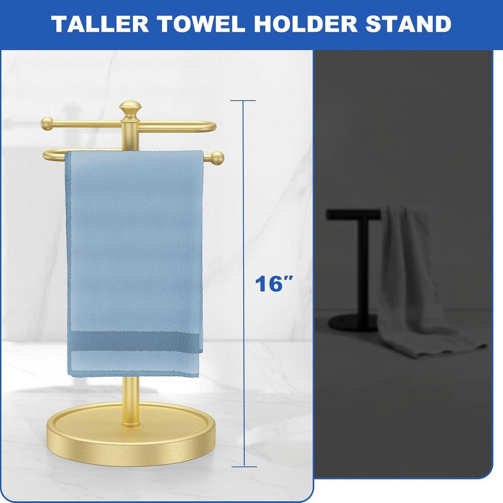 Hand Towel Holder, 304 Stainless Steel Heavy Duty S Shape Hand Towel Stand Fr...