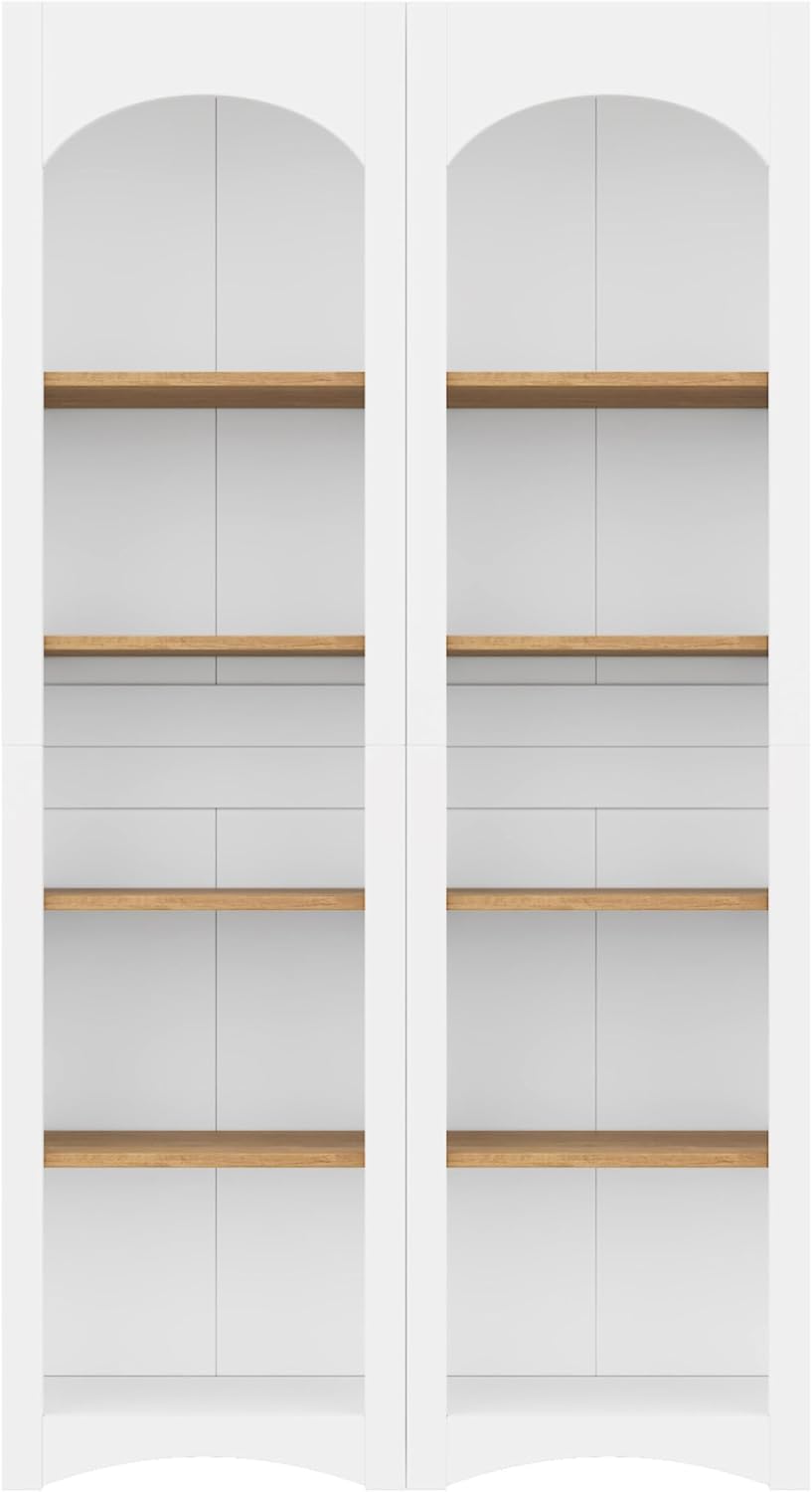 39.3" D*12.4" W*72" H Corner Freestanding Kitchen Pantry Set o...