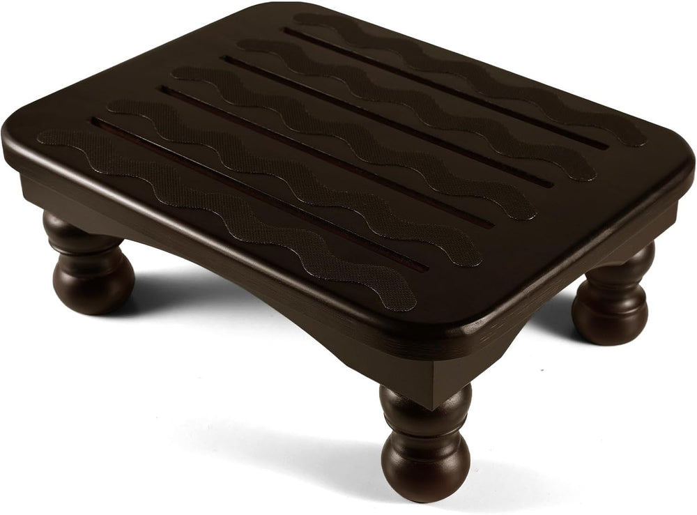 URFORESTIC Solid Wood Bed Step Stool Super Large/Bedside Steps for High Beds/...