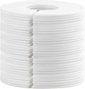 Sukh 30 Baby Closet Dividers Durable - Home Closet Organizer & Storage | White Plastic Rack Dividers, Large Hanger Labels, Hanging Clothes Size Dividers, for Boutique Settings & Nursery Essentials