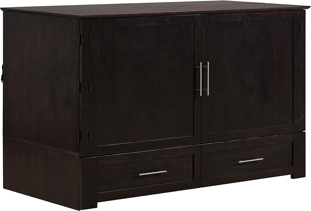 Daily Delight Murphy Cabinet Chest Bed with Charging Station & 6" Me...